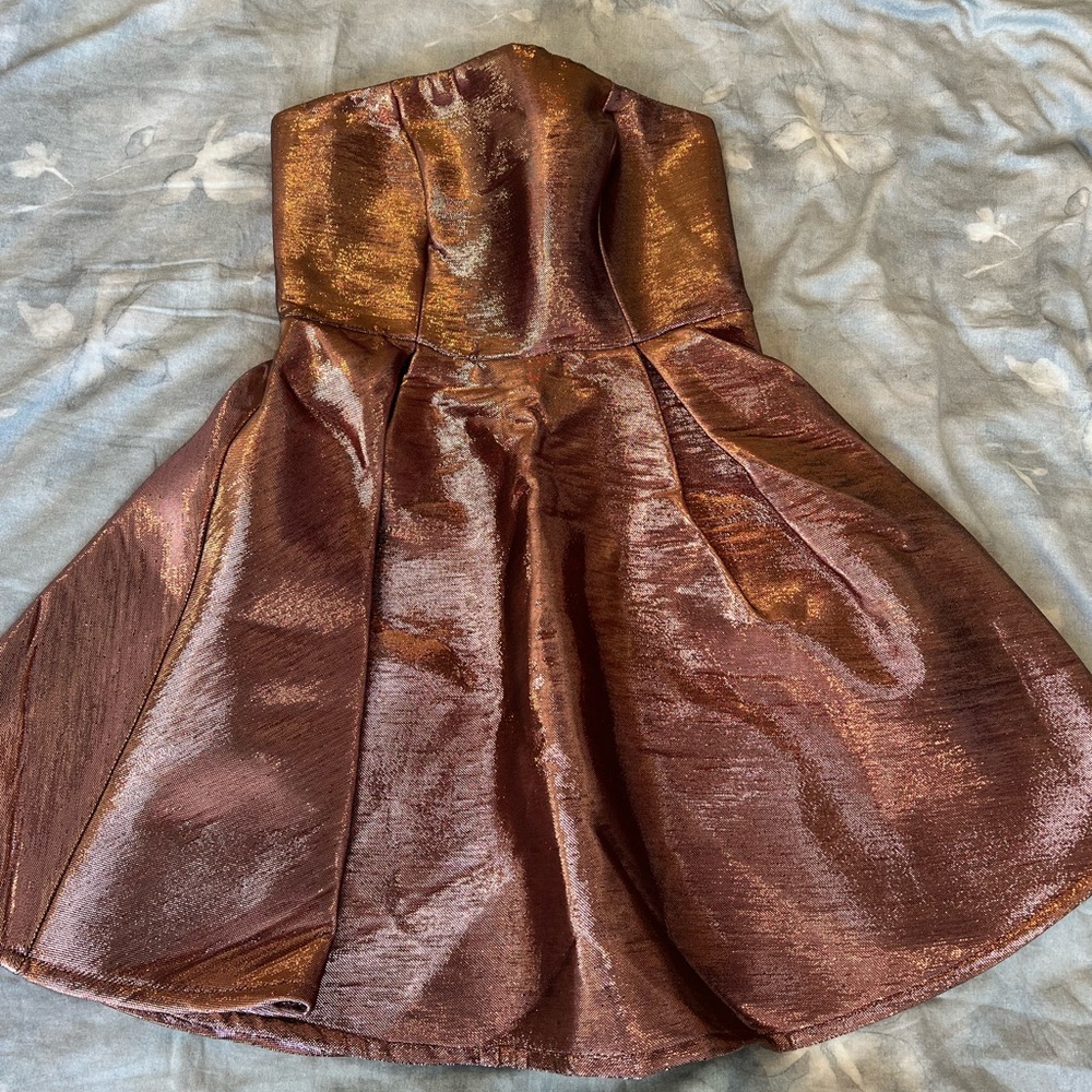 Top shop pink scuba material cocktail dress